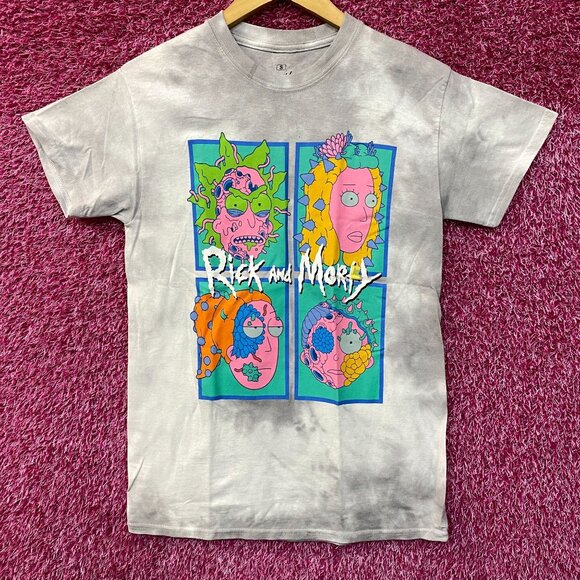 Adult Swim Rick & Morty Infected Tie Dye T-Shirt size Small - Picture 1 of 4